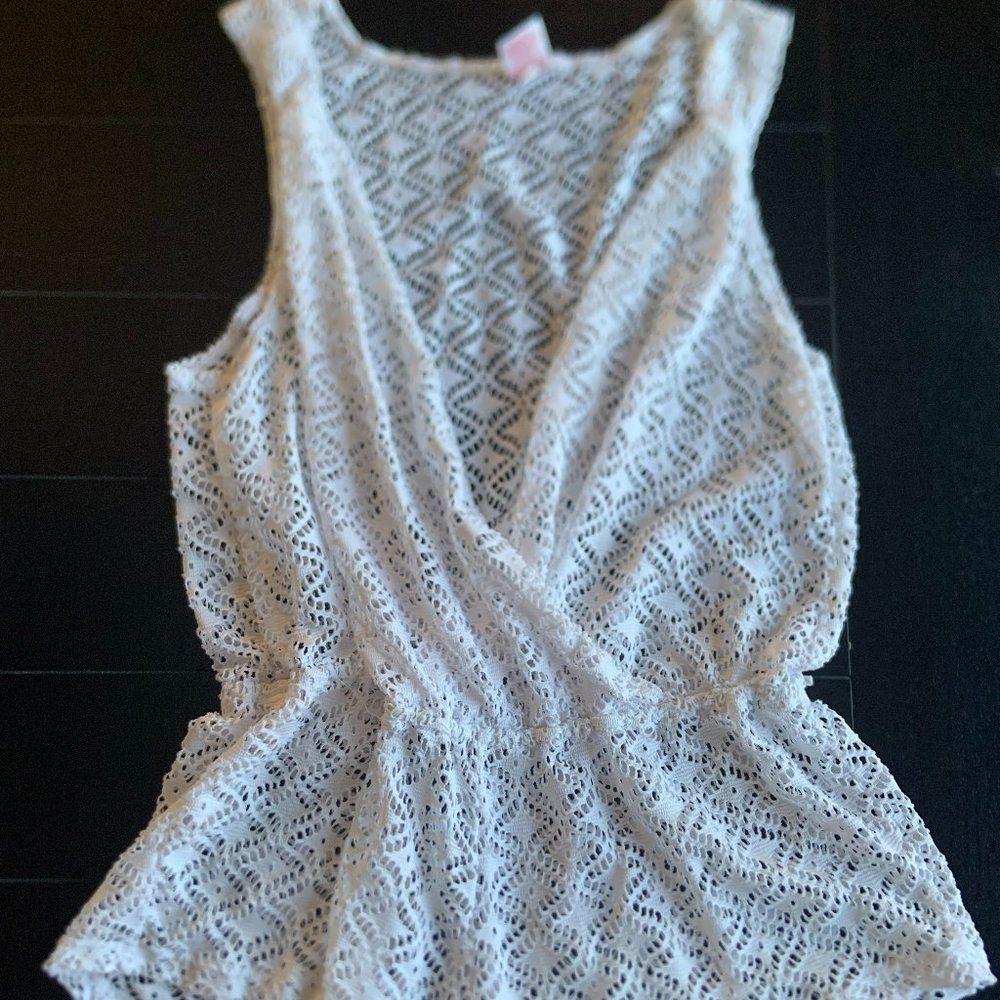 COVERUP Romper - White - Size Large